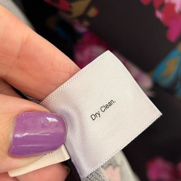 Lane Bryant Women's Plus Size Floral Blazer Size 18/20 Ruched Sleeves - Picture 6 of 7